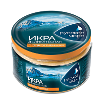 Delicacy caviar "Russian sea" soft smoked 165 g